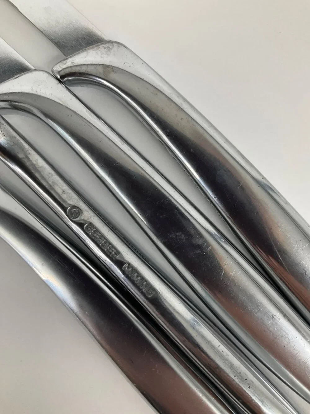 Vintage Gerber Legendary Blades Miming Steak Knives Set Of 4 Stainless Steel
